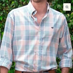 Southern Marsh Miller Gingham Dress Shirt size xxl Vguc